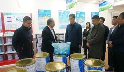 保定市委、徐水區委領導一行參觀考察河北美荷新材料科技有限公司